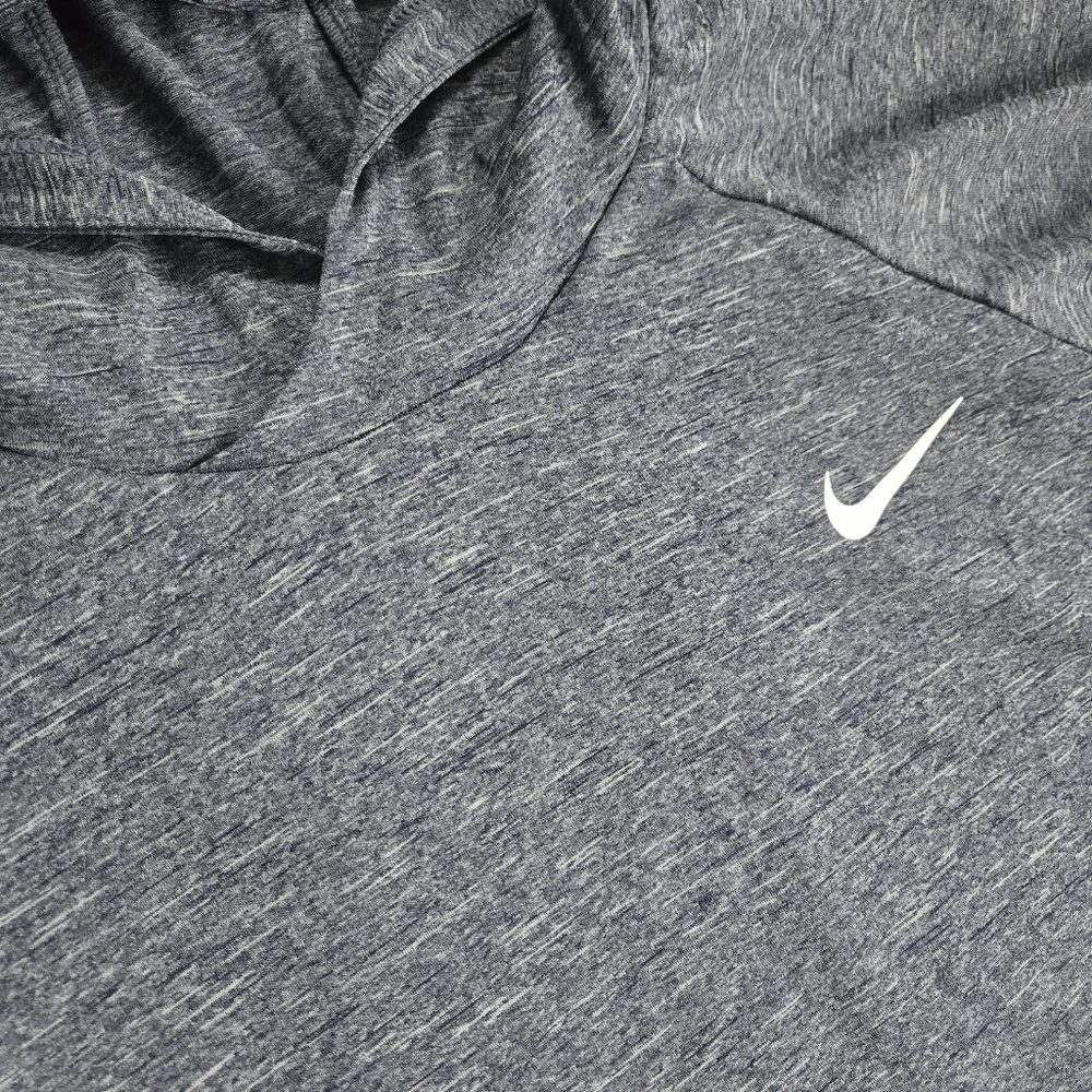 Nike Hydroguard Swim Midnight Navy  Long Sleeve Hooded Rashguard Size XL - Picture 2 of 7